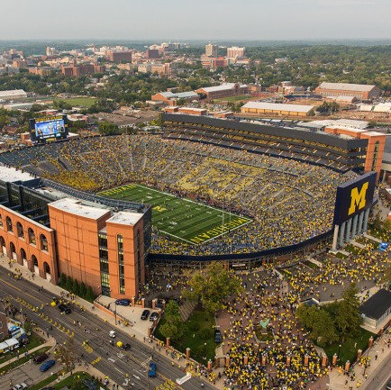 9/7/13 Aerial photos of Michigan vs. Notre Dame